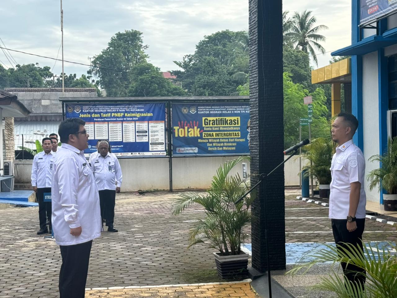 Apel Pagi Imigrasi Kotabumi Tekankan Disiplin dan Peningkatan Pelayanan