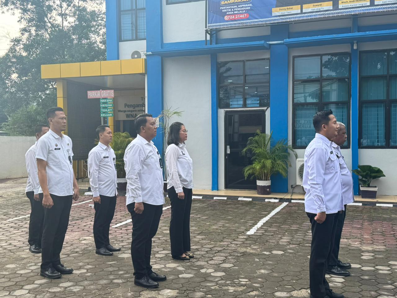 Apel Pagi Imigrasi Kotabumi Tekankan Disiplin dan Peningkatan Pelayanan