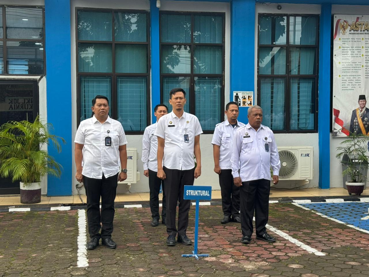 Apel Pagi Terakhir Kepala Kantor Imigrasi Kotabumi, Sampaikan Ucapan Natal dan Pesan Disiplin