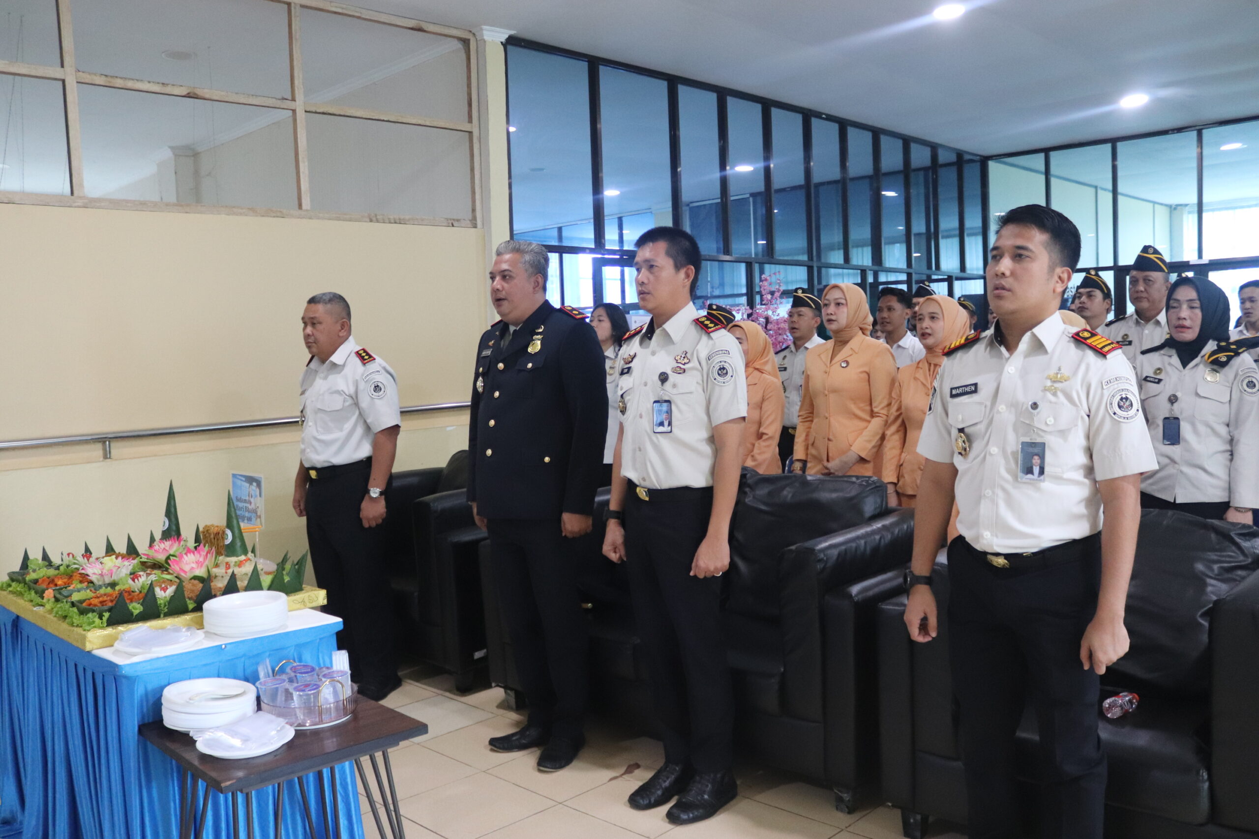 Peringati Hari Bhakti Imigrasi ke-76, Kantor Imigrasi Kelas II Non TPI Kotabumi Laksanakan Upacara dan Tasyakuran Secara Daring