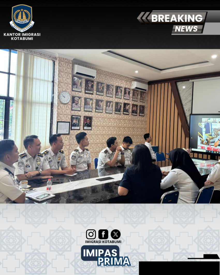 Koordinasi Persiapan Layanan Paspor Simpatik pada Car Free Day Bandar Lampung
