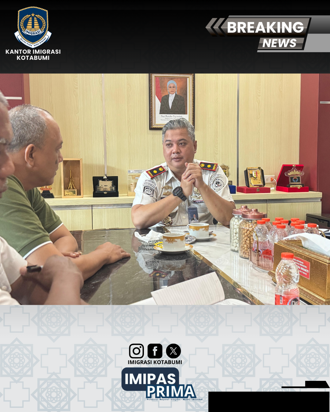 Rapat Struktural Imigrasi Kotabumi Bahas Persiapan Hari Bakti Imigrasi ke-76