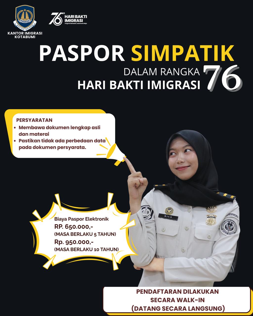 Kabar Gembira! Kantor Imigrasi Kotabumi Hadir di Car Free Day Bandar Lampung untuk Layanan Paspor Simpatik