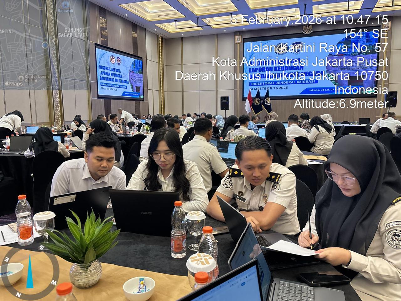 Wujudkan Tata Kelola Akuntabel, Imigrasi Kotabumi Ikuti Rekonsiliasi Laporan Keuangan dan BMN
