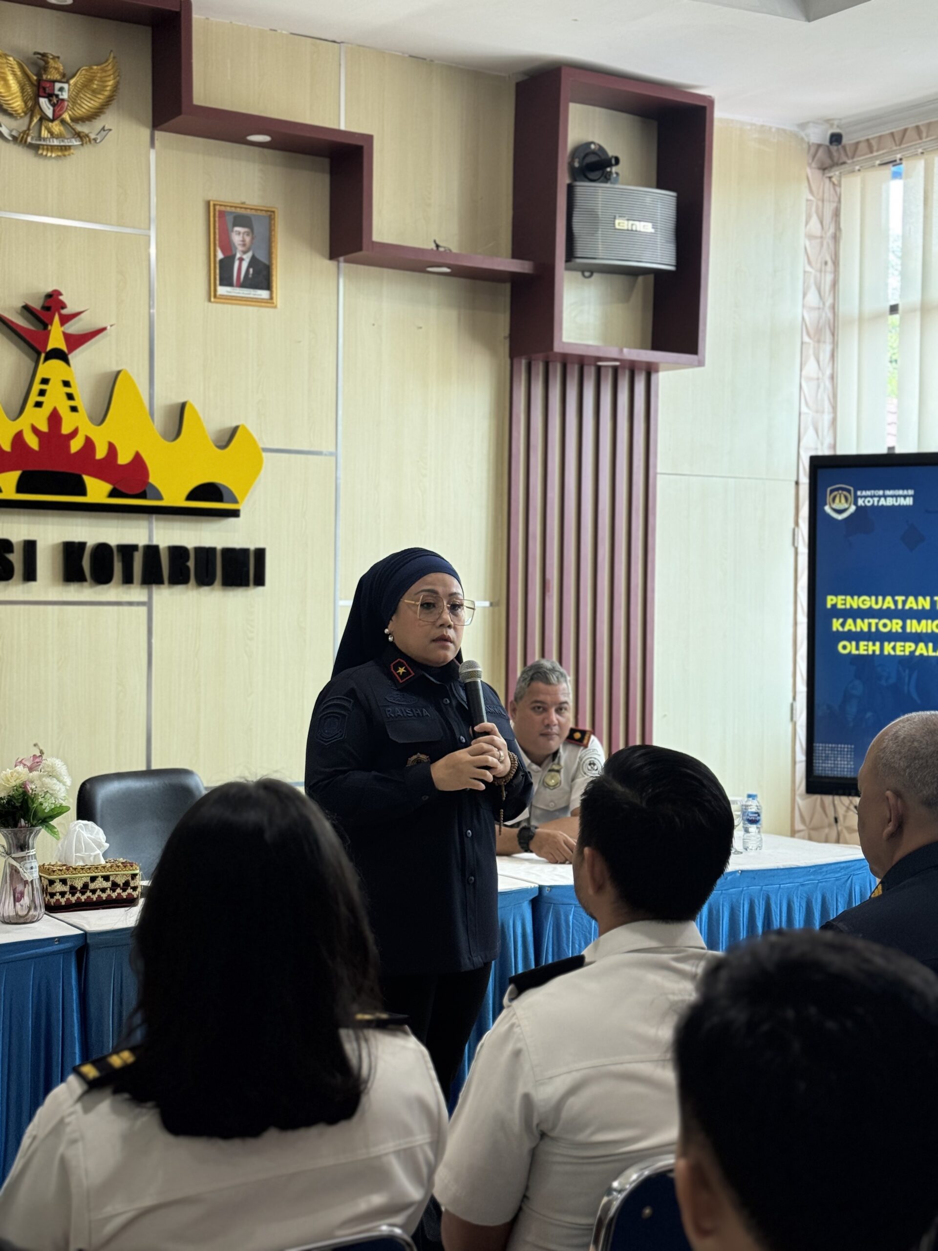 Penguatan Tugas dan Fungsi Keimigrasian, Kakanwil Ditjen Imigrasi Lampung Berikan Arahan kepada Jajaran Kanim Kotabumi