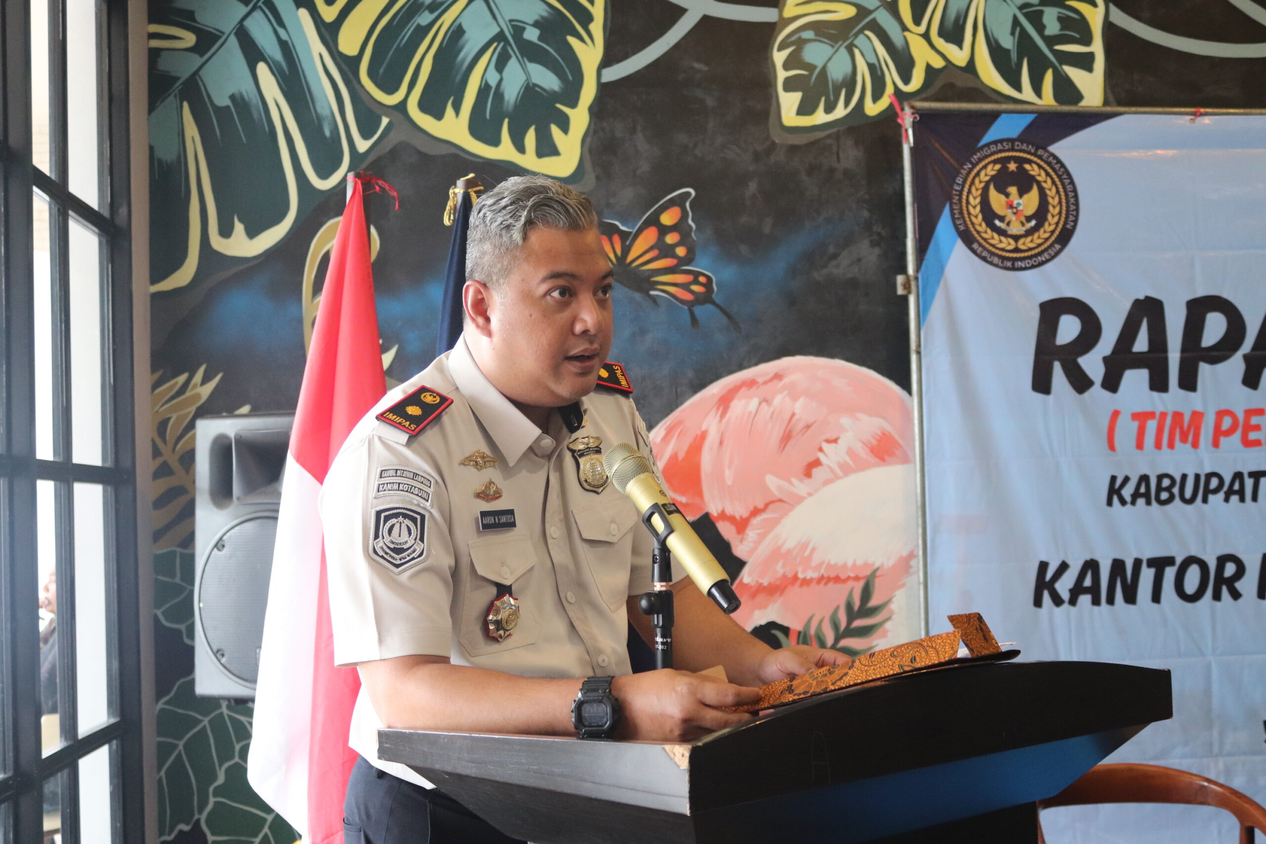Kantor Imigrasi Kotabumi Gelar Kegiatan Tim Pengawasan Orang Asing (TIMPORA) di Lampung Utara
