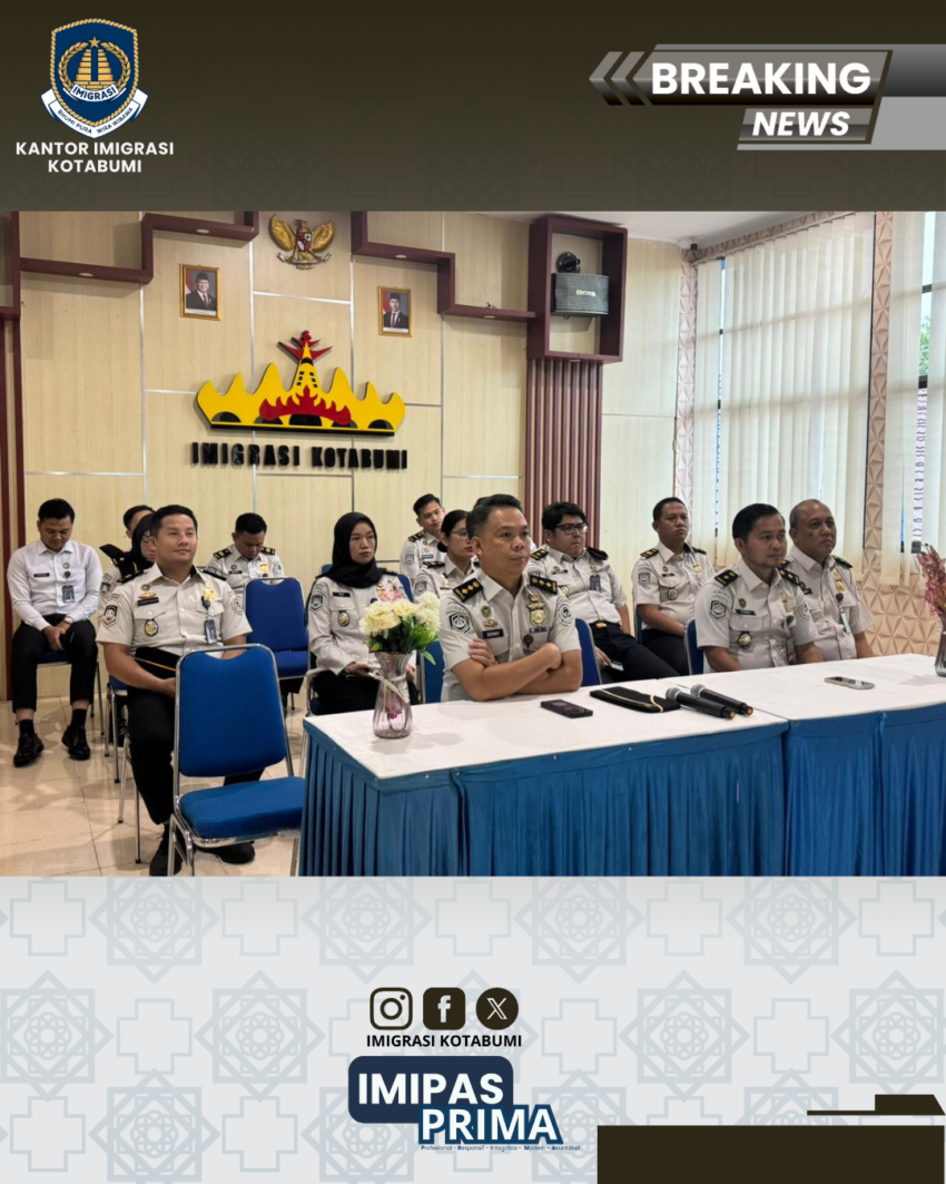 Imigrasi Kotabumi Tingkatkan Profesionalisme melalui Penguatan Tusi Keimigrasian