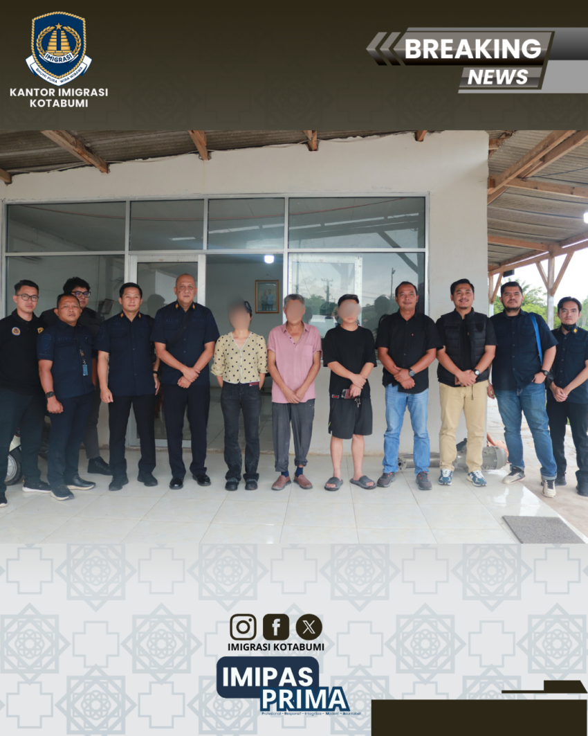 Kantor Imigrasi Kotabumi Gelar Operasi Gabungan Pengawasan Orang Asing di Kabupaten Tulang Bawang