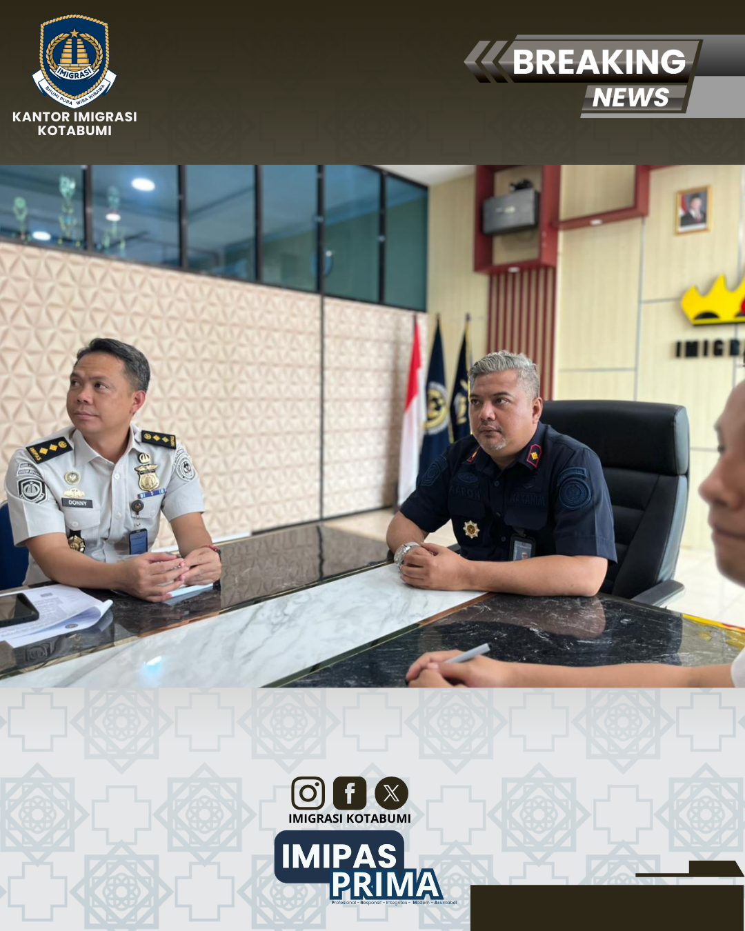 Kantor Imigrasi Kotabumi Ikuti Zoom Penyuluhan Hukum Keimigrasian Pasca KUHP 2025 Bersama Universitas Gadjah Mada dan Direktorat Jenderal Imigrasi