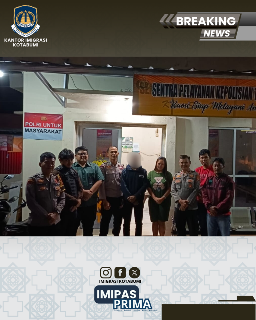 Langgar Aturan Keimigrasian, WNA Asal Bangladesh Berurusan dengan Imigrasi Kotabumi