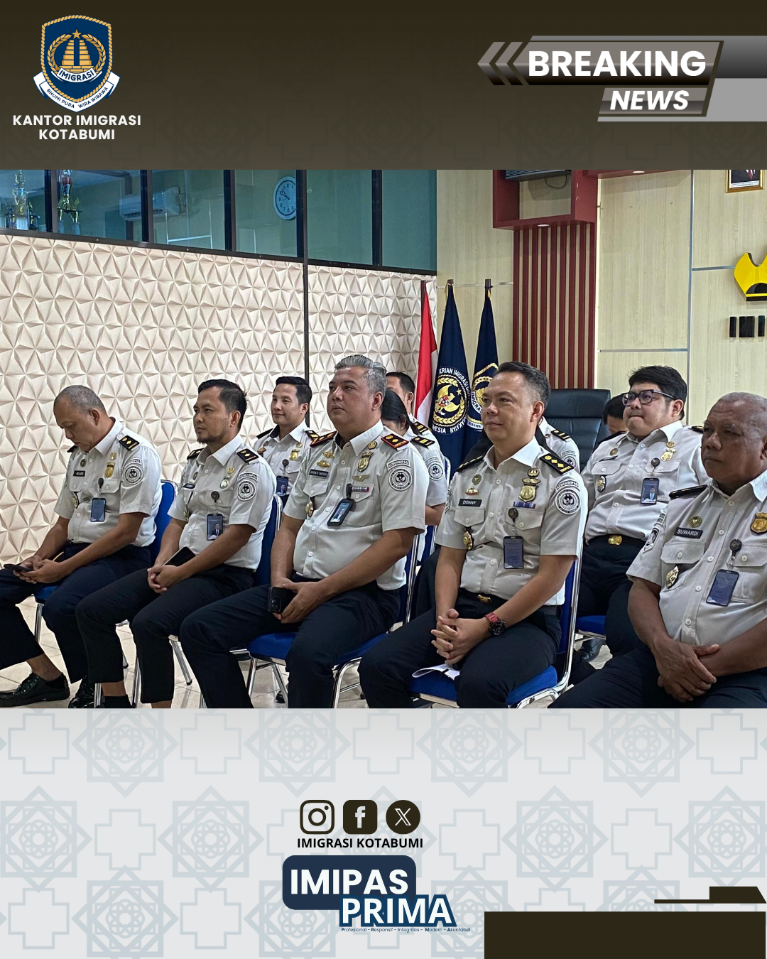 Silaturahmi Idulfitri, Perkuat Sinergi dan Kebersamaan Jajaran Imigrasi