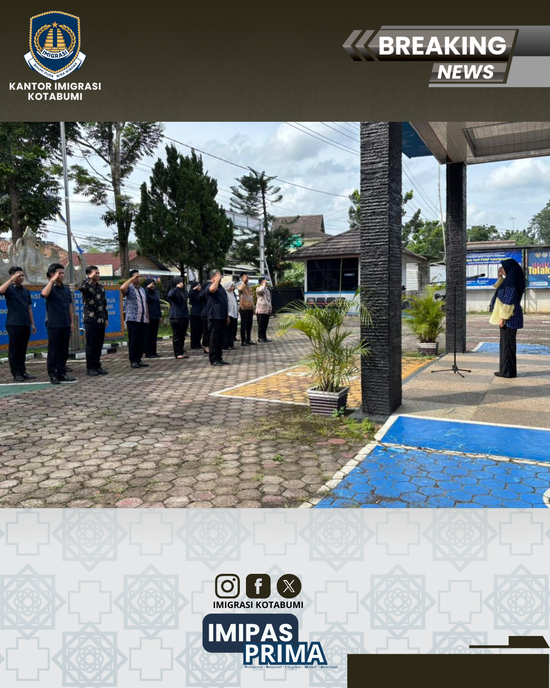 Apel Sore Pasca Cuti Lebaran: Apresiasi Kinerja dan Imbauan Keselamatan