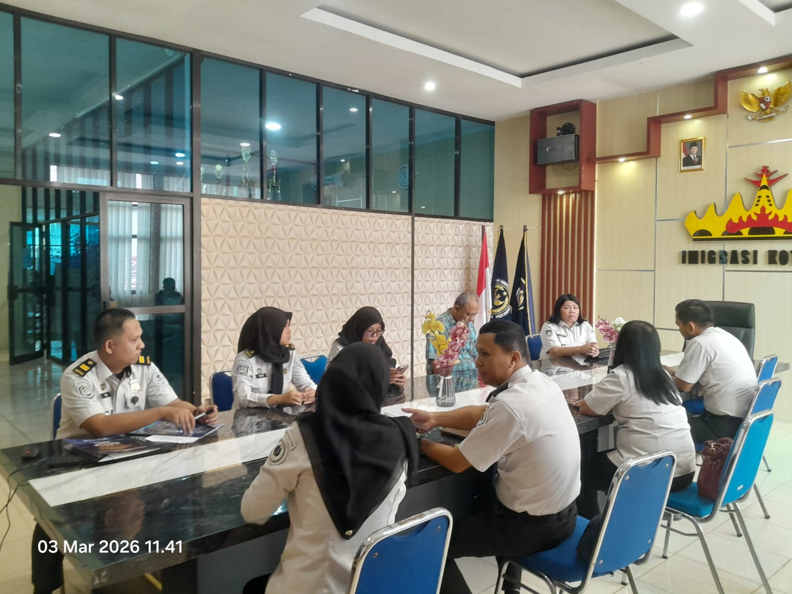 Monitoring dan Evaluasi SDM Bahas Kenaikan Pangkat dan Uji Kompetensi Pegawai Kanim Kotabumi