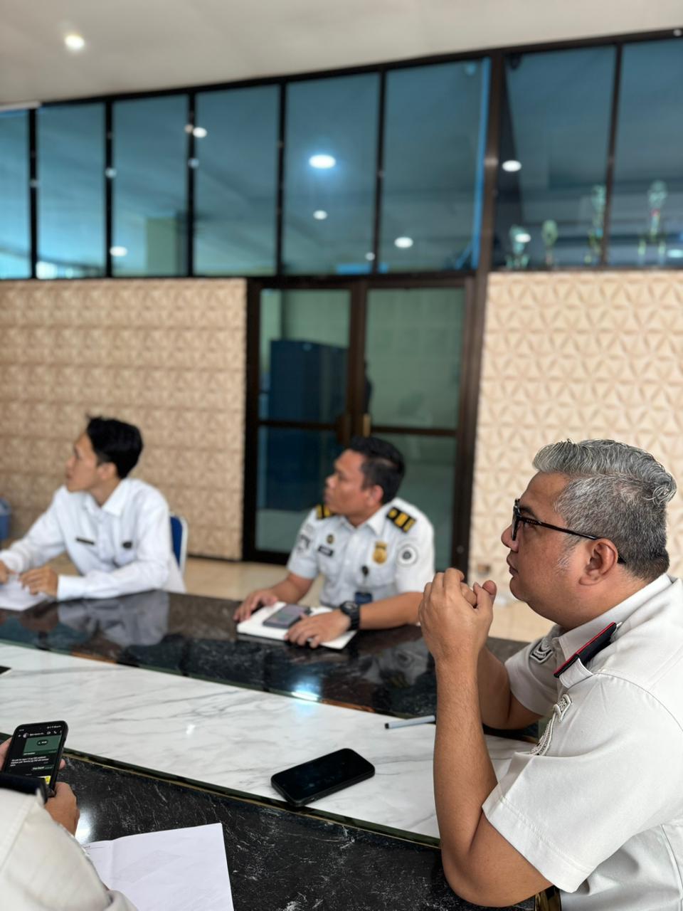 Kanim Kotabumi Gelar Rapat Zoom Bahas Perencanaan Desain Renovasi Gedung Kantor