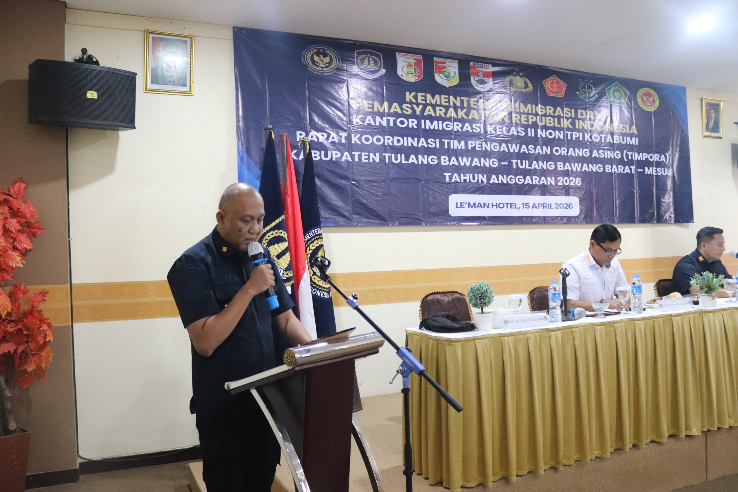 Imigrasi Kotabumi Laksanakan Kegiatan TIMPORA Bersama FORKOPIMDA di Kabupaten Tulang Bawang