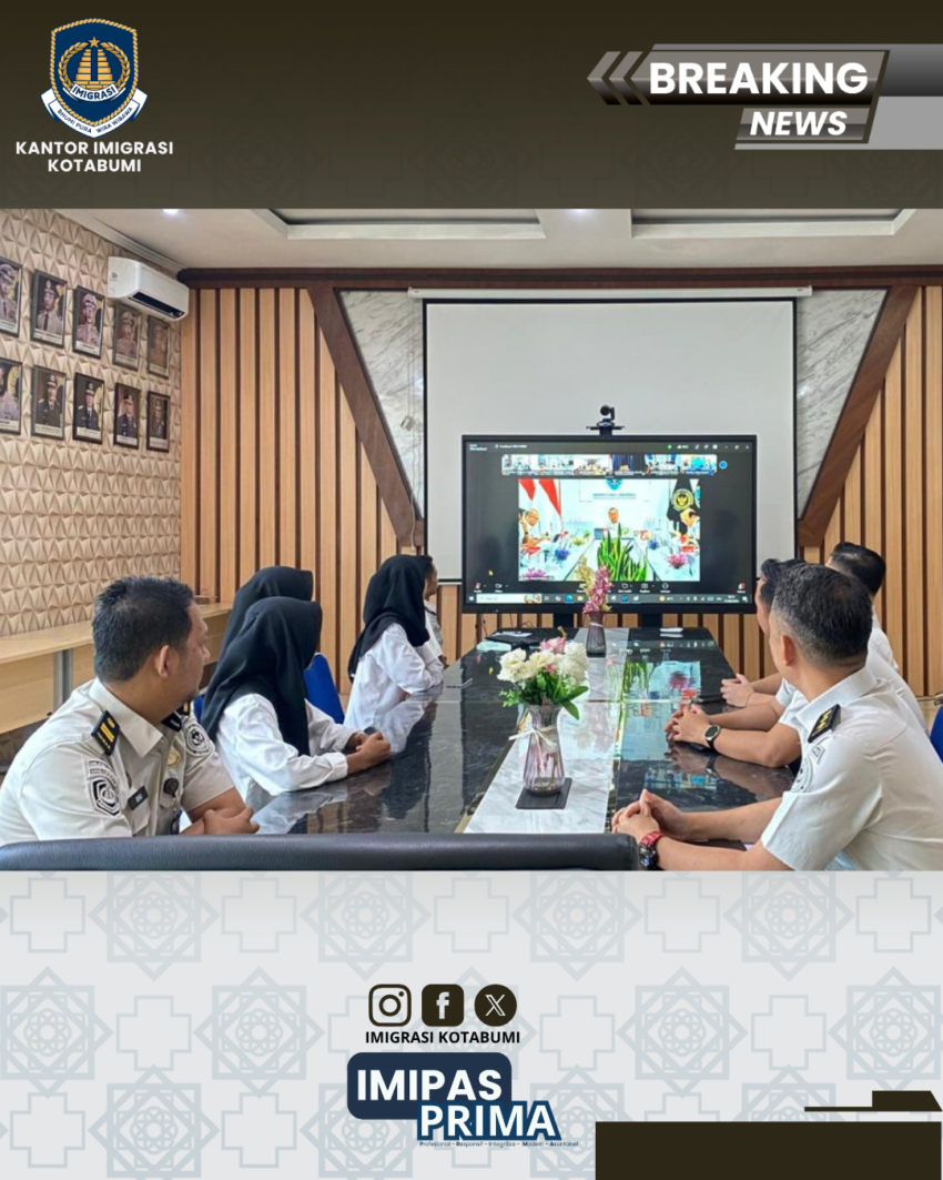 Penguatan Pemahaman Mekanisme Pengusulan WBK/WBBM melalui Zoom Meeting di Aula Kantor