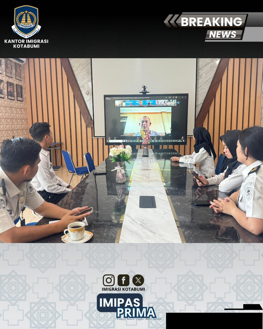 Monitoring dan Evaluasi Pelayanan Keimigrasian MPP dalam Rangka Pembangunan ZI Menuju WBK/WBBM