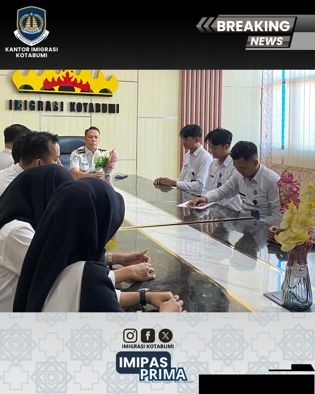 Rapat Penyusutan dan Pemusnahan Arsip Guna Wujudkan Tertib Administrasi di Kantor Imigrasi Kotabumi