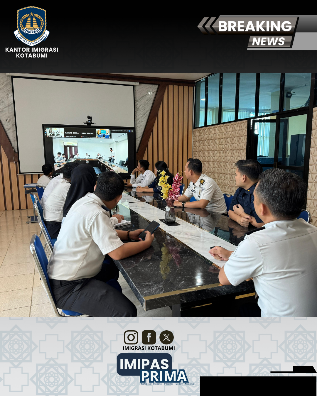 Sosialisasi Penggunaan Aplikasi STAR-RB di Kantor Imigrasi Kotabumi