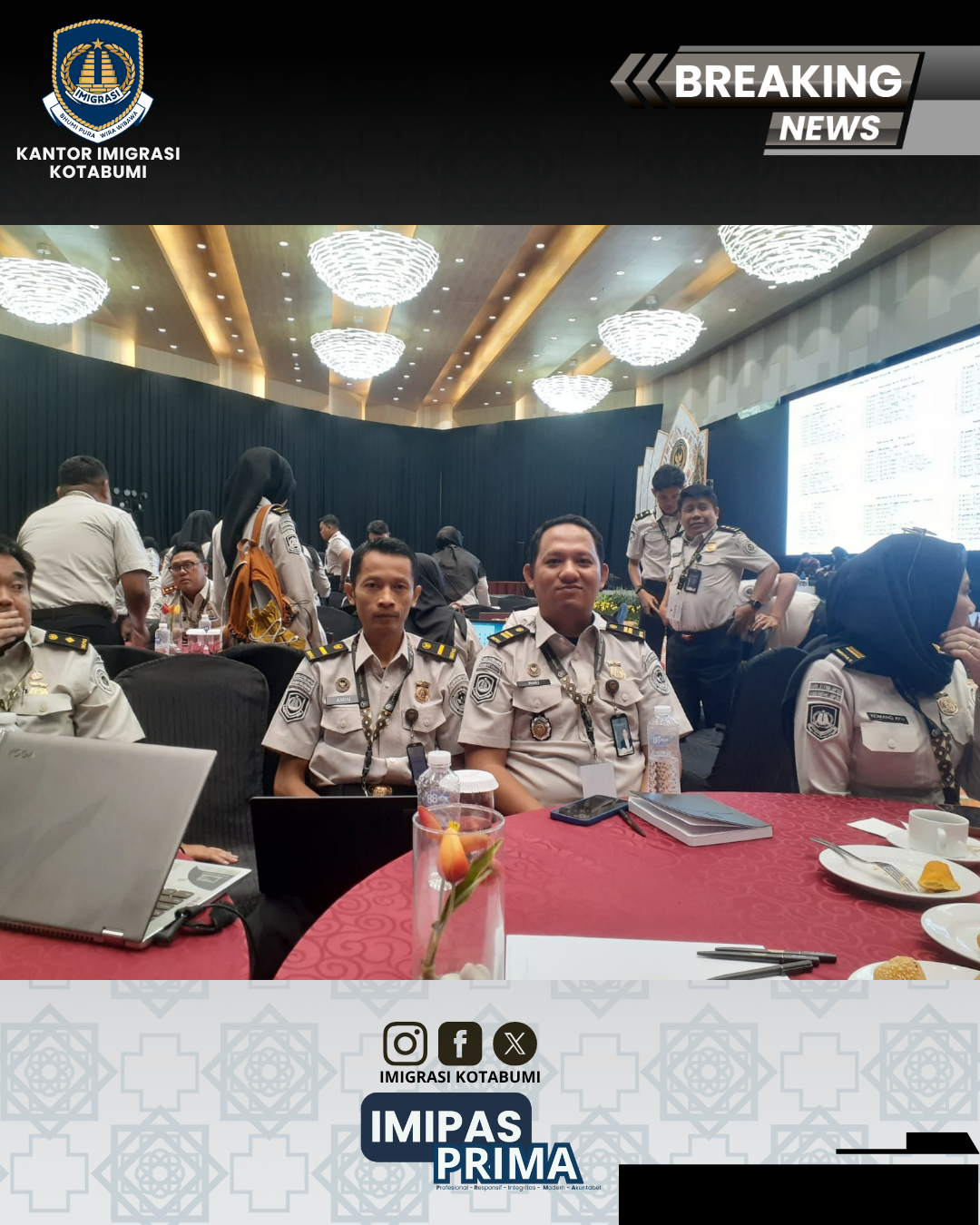 Imigrasi Kotabumi Ikuti Supervisi Hukuman Disiplin Pegawai di Jakarta