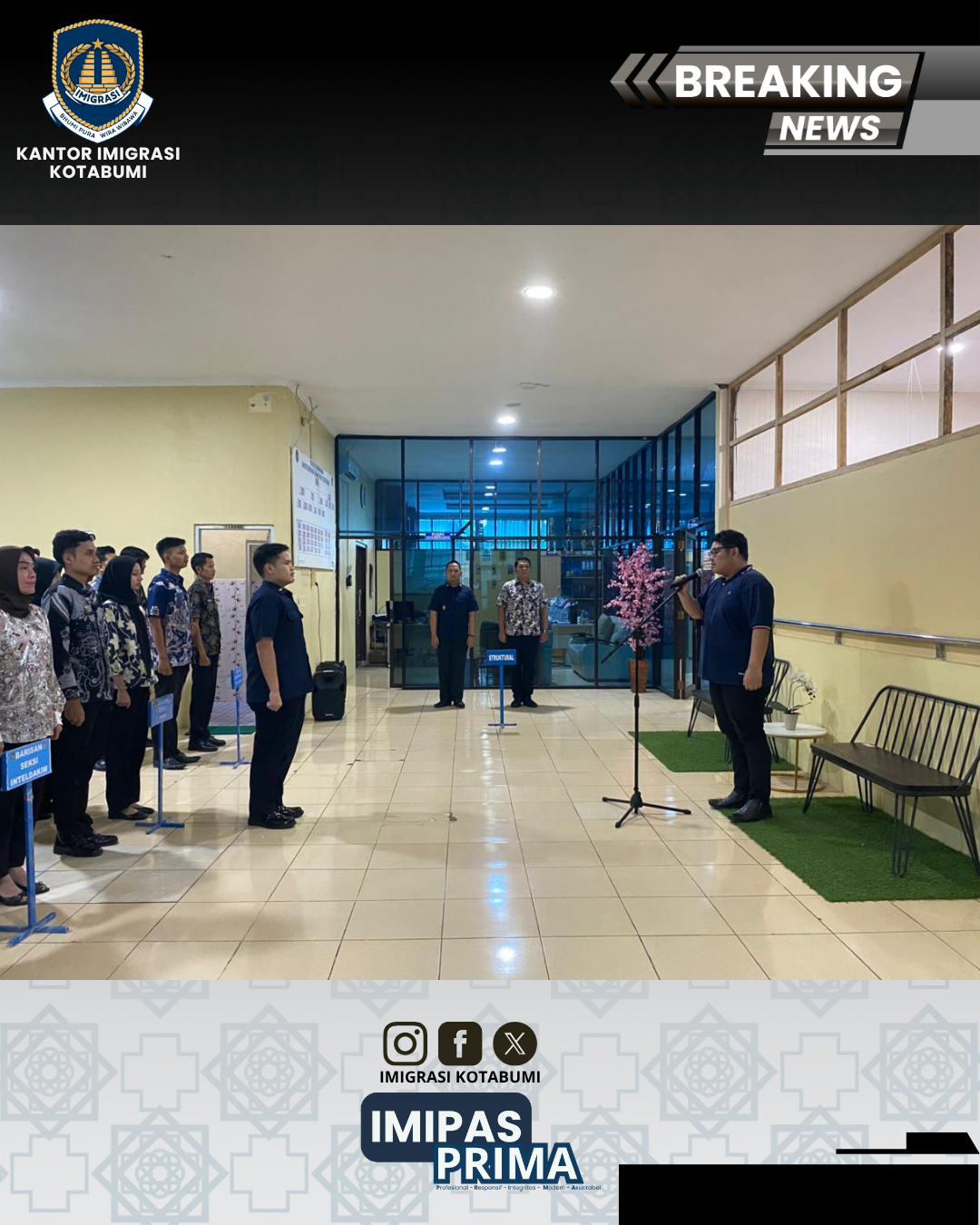 Apel Sore: Penguatan Disiplin dan Penutup Kegiatan Kerja