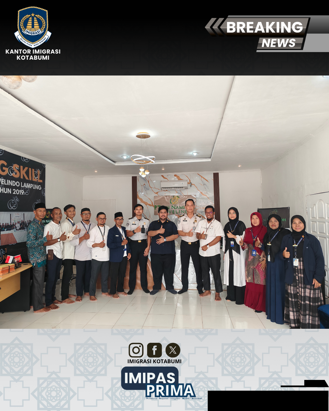Imigrasi Kotabumi Hadirkan Layanan Eazy Paspor bagi Calon Jemaah Umroh