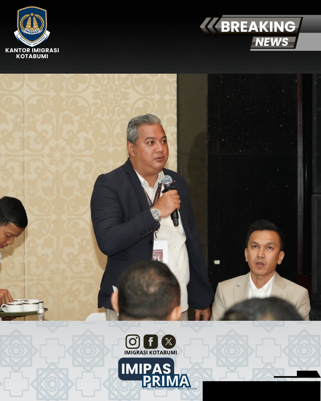 Imigrasi Kotabumi Perkuat Kompetensi Kehumasan melalui Kopdar Humas Imigrasi 2026