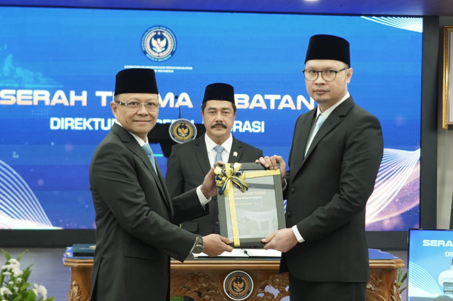 Lantik Dirjen Imigrasi Baru, Agus Andrianto Tekankan Integritas dan Pelayanan untuk Rakyat
