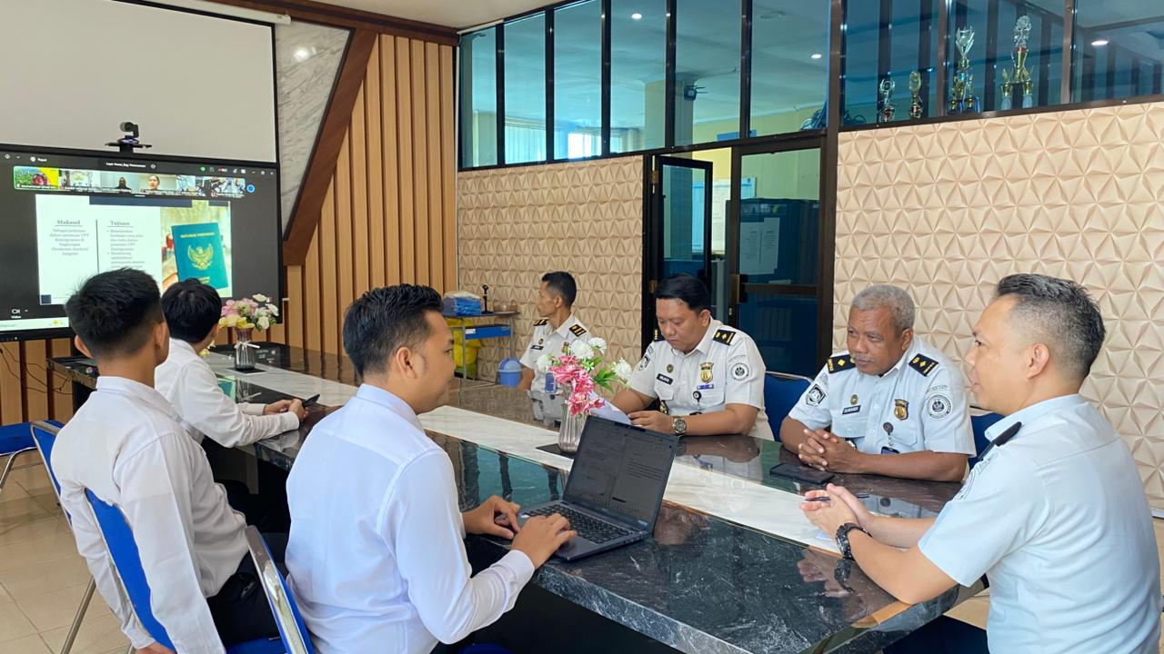 Imigrasi Kotabumi Ikuti Rapat Zoom Penilaian Klasifikasi Kantor Imigrasi