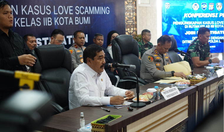 Kepala Kantor Imigrasi Kotabumi Dampingi Kunjungan Kerja Menteri Imigrasi dan Pemasyarakatan RI di Lampung