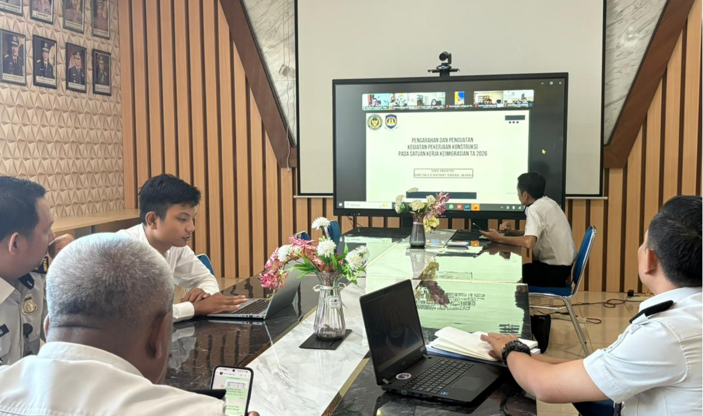 Kantor Imigrasi Kotabumi Ikuti Pengarahan dan Penguatan Kegiatan Pekerjaan Konstruksi TA 2026