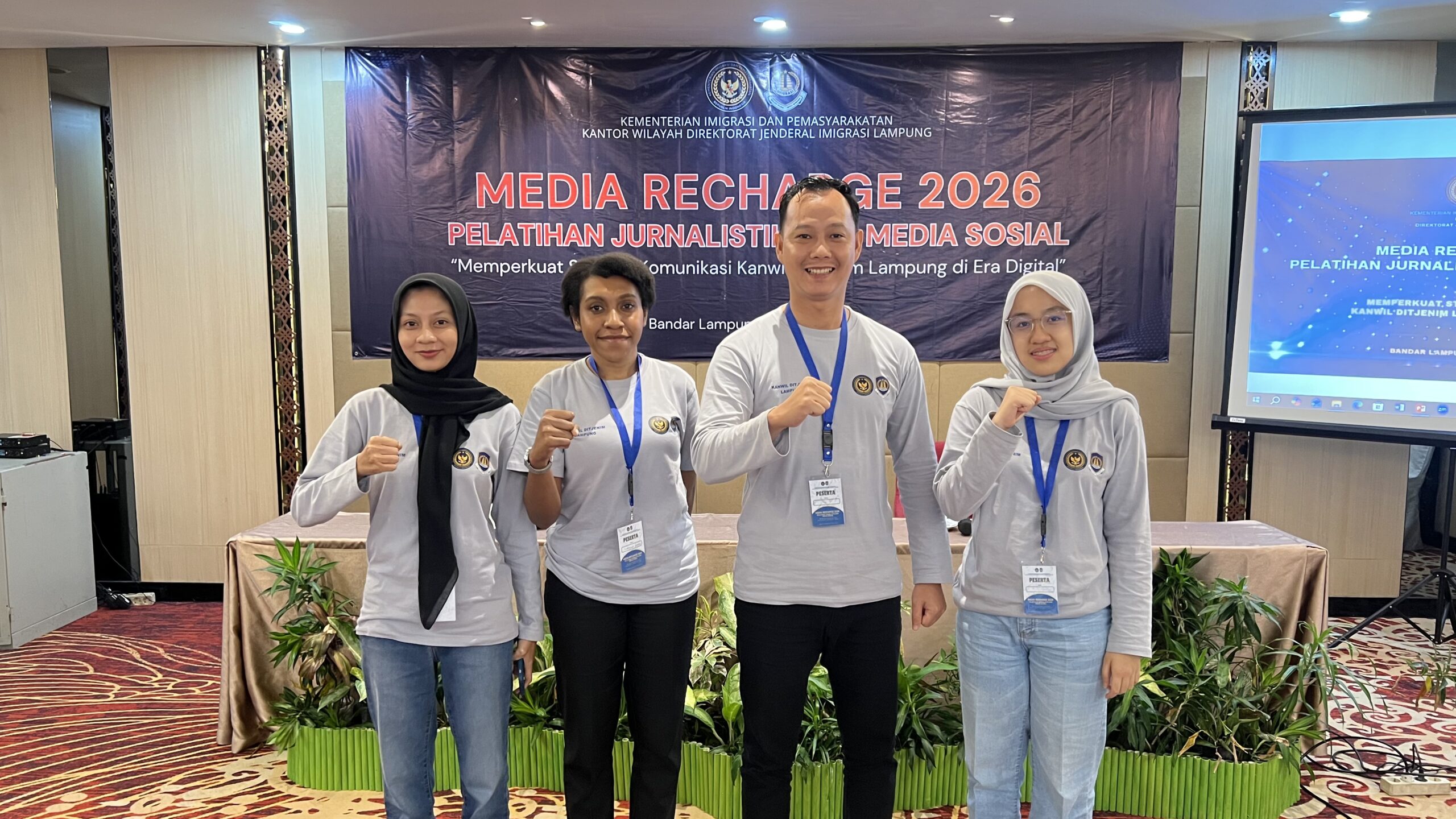 Tingkatkan Kompetensi Kehumasan, Imigrasi Kotabumi Ikuti Pelatihan Jurnalistik dan Media Sosial