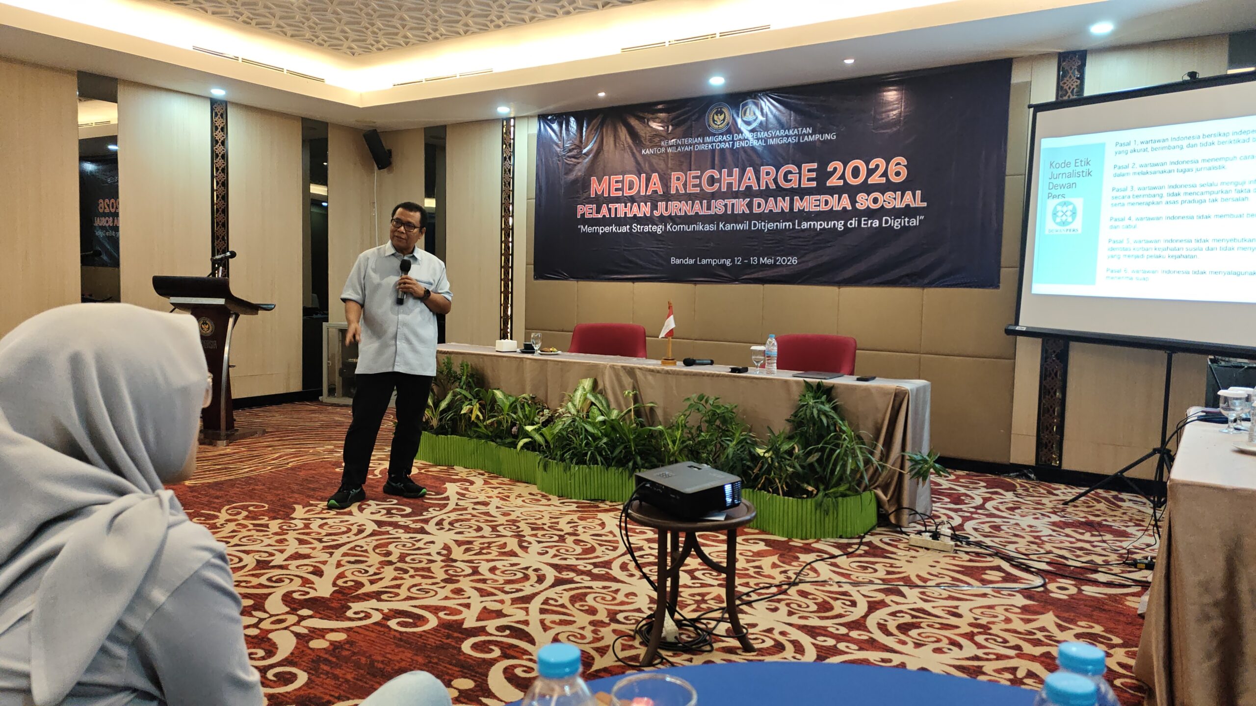 Tingkatkan Kompetensi Kehumasan, Imigrasi Kotabumi Ikuti Pelatihan Jurnalistik dan Media Sosial