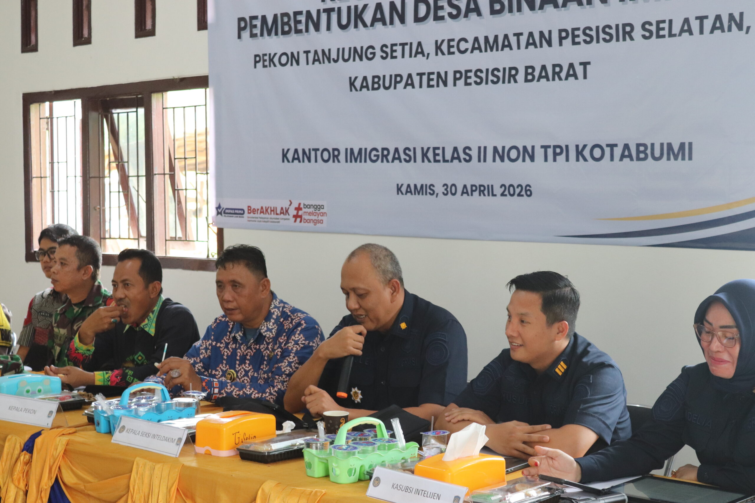 Desa Tanjung Setia Resmi Menjadi Desa Binaan Imigrasi