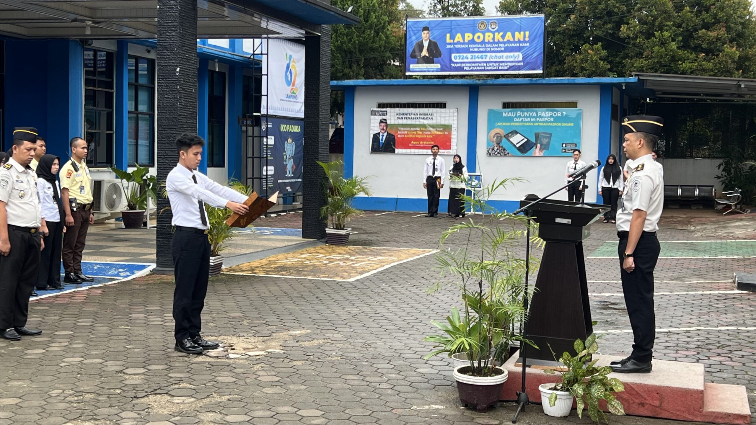 Peringatan Harkitnas ke-118, Imigrasi Kotabumi Teguhkan Semangat Nasionalisme dan Pengabdian