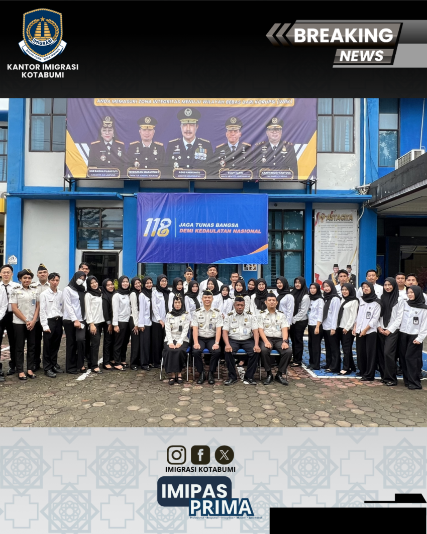 Peringatan Harkitnas ke-118, Imigrasi Kotabumi Teguhkan Semangat Nasionalisme dan Pengabdian