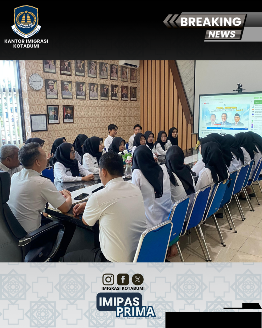 Imigrasi Kotabumi Ikuti Final Briefing Magang Nasional Batch 2 Tahun 2026