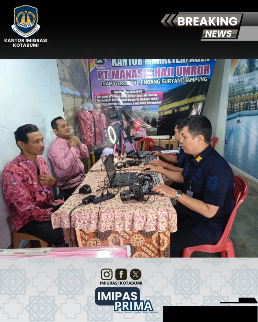 Imigrasi Kotabumi Gelar Layanan Eazy Paspor di PT. MHU Lampung Barat