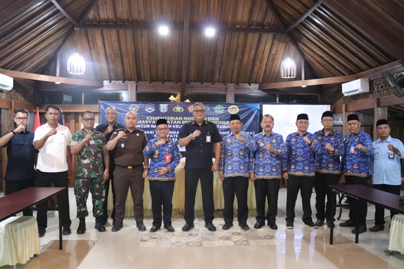 Perkuat Sinergi Pengawasan Orang Asing, Imigrasi Kotabumi Gelar Rapat Koordinasi TIMPORA Kabupaten Way Kanan
