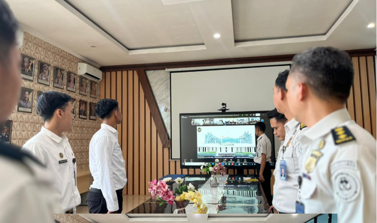 Kantor Imigrasi Kotabumi Ikuti Konsolidasi Penyelenggaraan Pelayanan Publik Secara Virtual