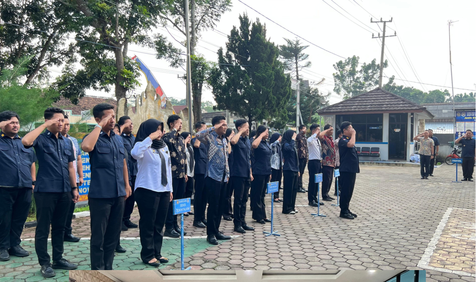 Apel Sore dan Penyerahan Piagam Pegawai Teladan Triwulan II Tahun 2026