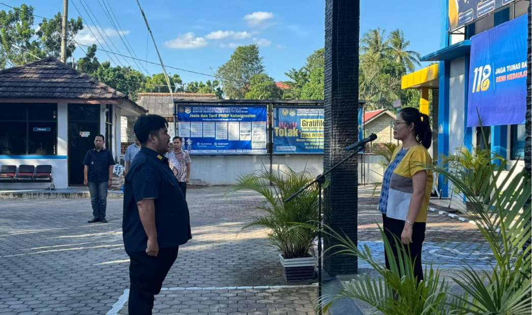 Apel Sore Pasca Idul Adha, Pegawai Imigrasi Kotabumi Didorong Tingkatkan Semangat Kerja