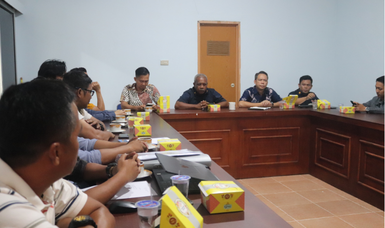 Kepala Kantor Ikuti Rapat Koordinasi Pembangunan Gedung Bersama Vendor