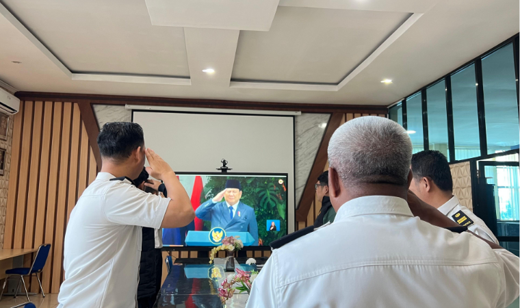 Imigrasi Kotabumi Ikuti Upacara Peringatan Hari Lahir Pancasila Tahun 2026