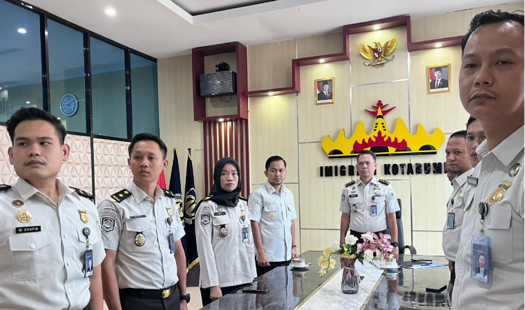 Kantor Imigrasi Kelas II Non TPI Kotabumi Ikuti Penguatan Pelaksanaan Tugas dan Fungsi Keimigrasian oleh Direktur Jenderal Imigrasi