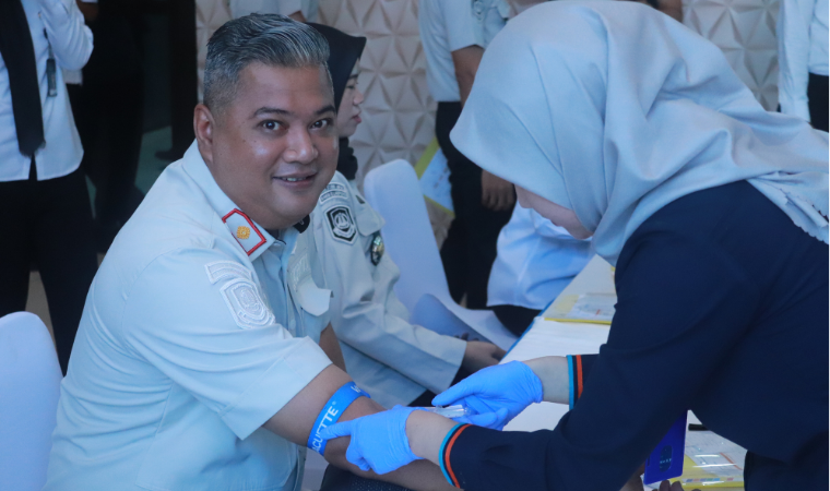 Imigrasi Kotabumi Gelar Medical Check Up Bagi Pegawai