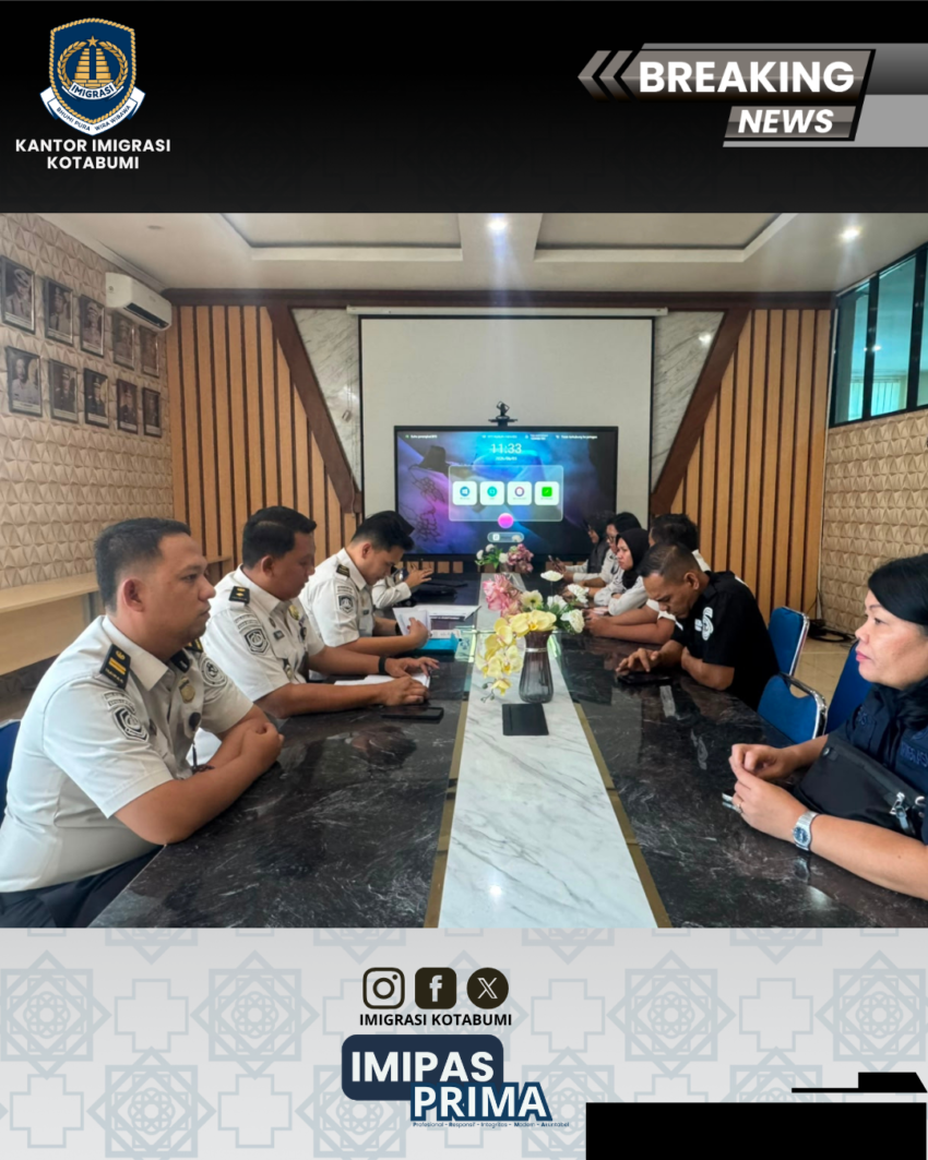 Rapat Koordinasi Pemusnahan Arsip Bersama Kanwil Ditjen Imigrasi Lampung