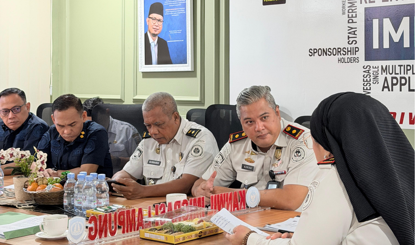 Kepala Kantor Imigrasi Lampung Utara Bahas Pembentukan Kantor Imigrasi Kelas III Pesisir Barat