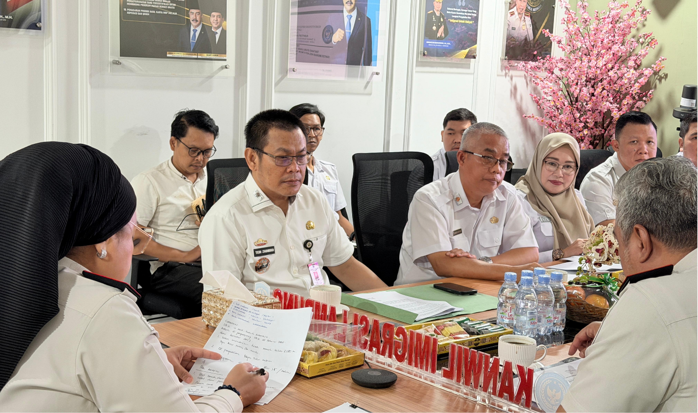 Kepala Kantor Imigrasi Lampung Utara Bahas Pembentukan Kantor Imigrasi Kelas III Pesisir Barat