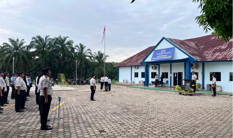 Kantor Imigrasi Lampung Utara Gelar Upacara Bendera Peringatan Hari Anak Nasional 2026